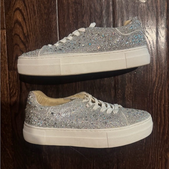 Betsy Johnson Glitter Sneakers - Picture 3 of 4